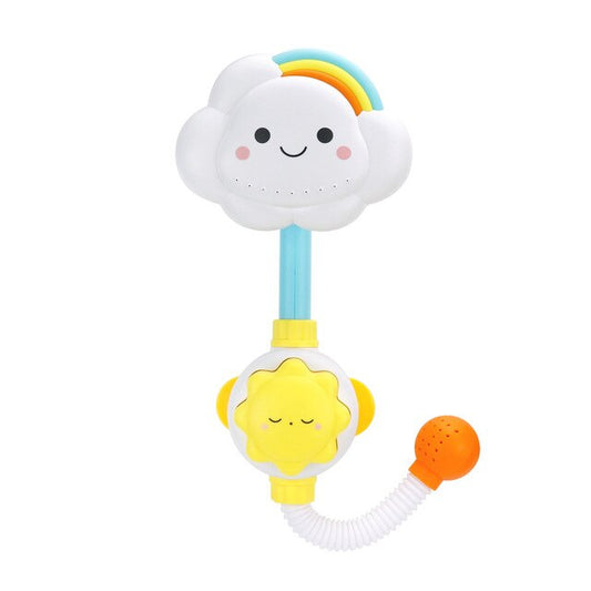 Toys Cloud Bathtub Showers Baby Bathing  Folding Faucet